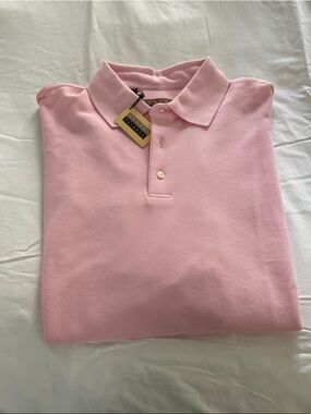 Robert Talbott Pale Pink Polo Shirt
